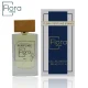 تصویری از یکی از عطرهای مردانه برند فلورا با طراحی شیشه شفاف، درب چوبی و نشان حک شده برند “Flora Perfume”. این عطر با حجم 100 میلی‌لیتر و بسته‌بندی شیک به رنگ سورمه‌ای و طلایی ارائه شده است که ظاهری لوکس و جذاب دارد. شیشه این عطر با ظرافت خاص طراحی شده و گل روی آن، حس طراوت و زیبایی را تداعی می‌کند. بسته‌بندی مدرن و مینیمال با شعار “Flora Perfume Brand” در قسمت بالای جعبه، کیفیت بالای این محصول را نشان می‌دهد. عطری مناسب برای آقایانی که به دنبال رایحه‌ای ماندگار و خاص هستند.